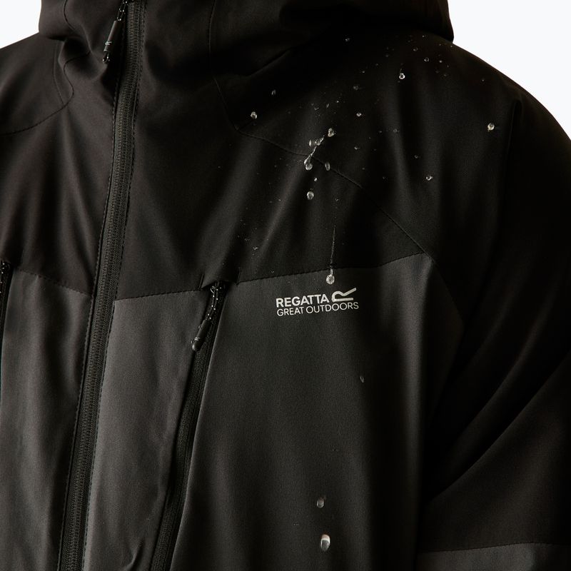 Vyriška lietaus striukė Regatta Highton Stretch Padded Jacket ash/black 9