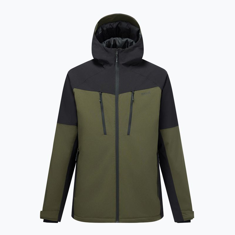 Vyriška lietaus striukė REGATTA Highton Stretch Padded dark khaki/black 10