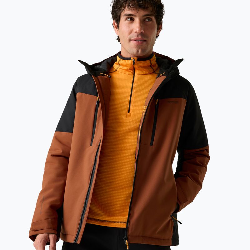 Vyriška lietaus striukė Regatta Highton Stretch Padded Jacket burnt henna/black 6