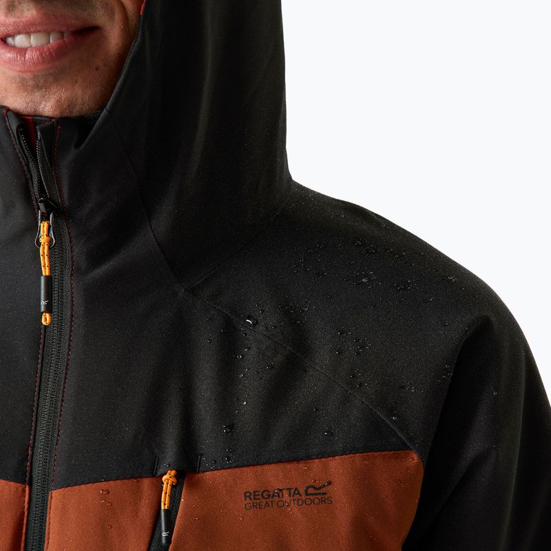 Vyriška lietaus striukė Regatta Highton Stretch Padded Jacket burnt henna/black 8