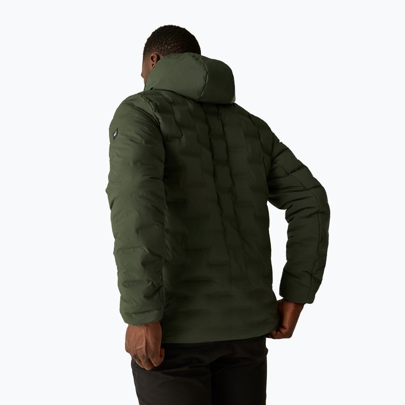 Vyriška pašiltinta striukė REGATTA Astrel dark khaki/rooibos tea 3