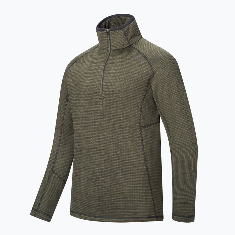 Vyriškas flisinis džemperis REGATTA Yonder II dark khaki 9