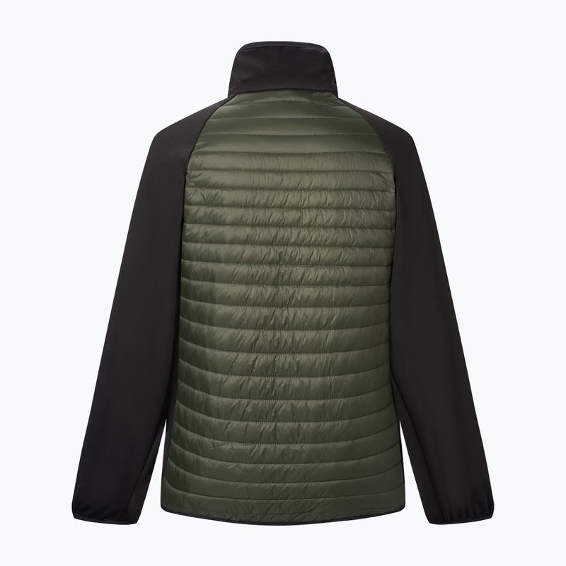 Vyriška hibridinė striukė REGATTA Clumber Hybrid dark khaki/black/sunset 8