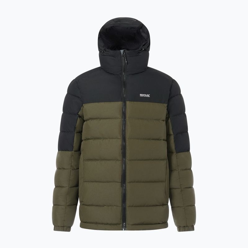Vyriška pašiltinta striukė REGATTA Aldthron dark khaki/black 8