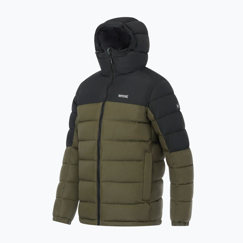 Vyriška pašiltinta striukė REGATTA Aldthron dark khaki/black 10