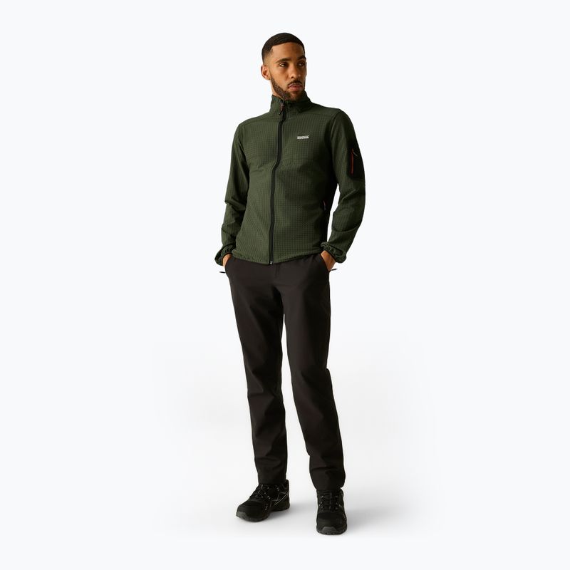 Vyriškas džemperis REGATTA Baslinn dark khaki/black 2