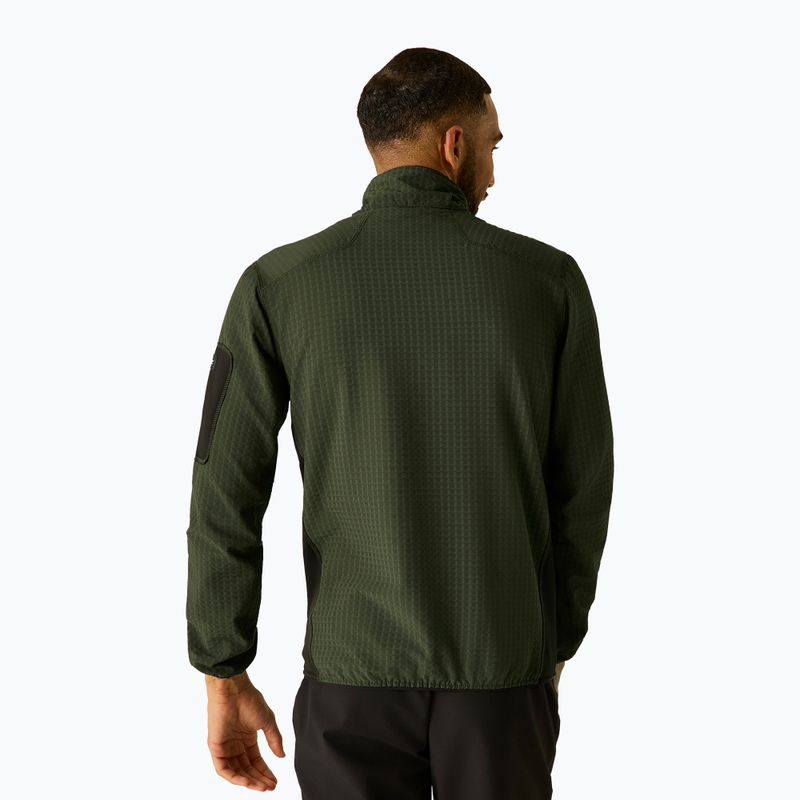 Vyriškas džemperis REGATTA Baslinn dark khaki/black 4