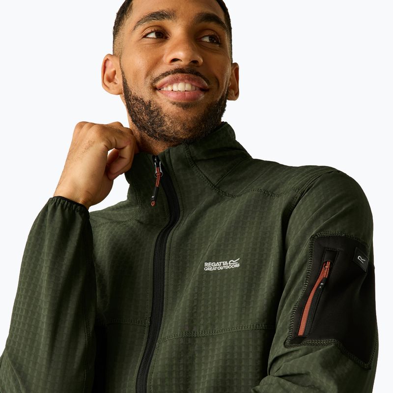 Vyriškas džemperis REGATTA Baslinn dark khaki/black 7