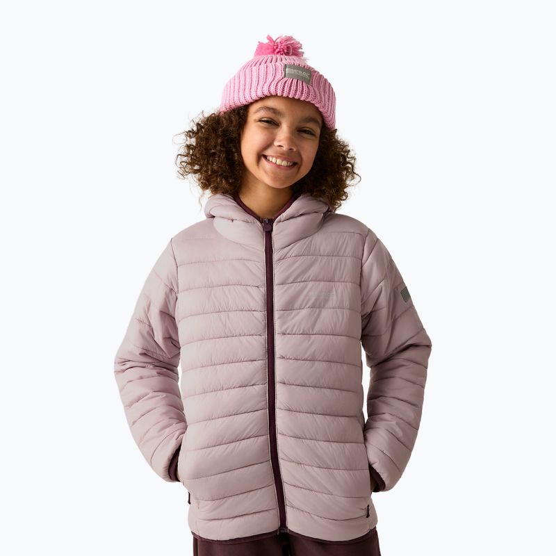 Vaikiška pūsta striukė Regatta Hooded Marizion powder lilac 5