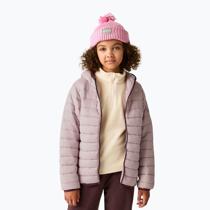 Vaikiška pūsta striukė Regatta Hooded Marizion powder lilac 7