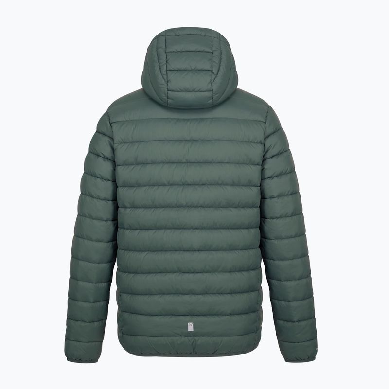 Vaikiška pūsta striukė REGATTA Hooded Marizion dark forest green/wild lime 15