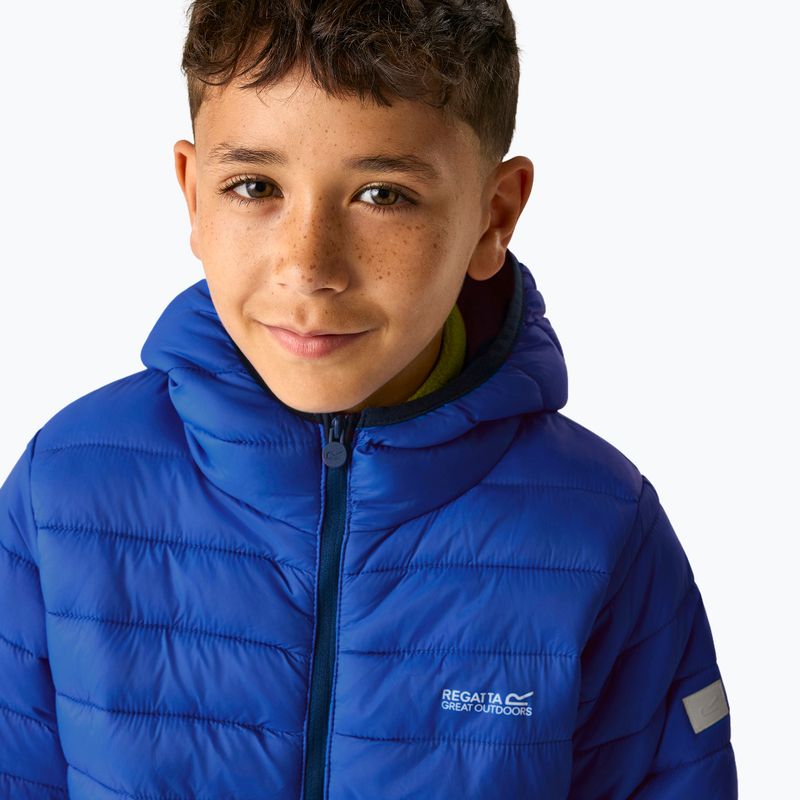 Vaikiška pūsta striukė REGATTA Hooded Marizion olympian blue/aviator blue 6