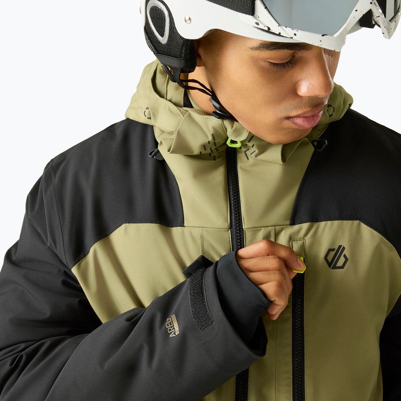 Vyriška slidinėjimo striukė Dare2B Baseplate IV Jacket black/martini olive 5