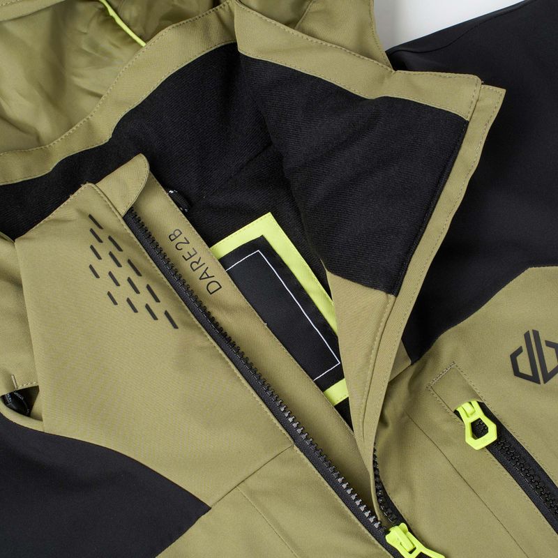 Vyriška slidinėjimo striukė Dare2B Baseplate IV Jacket black/martini olive 13