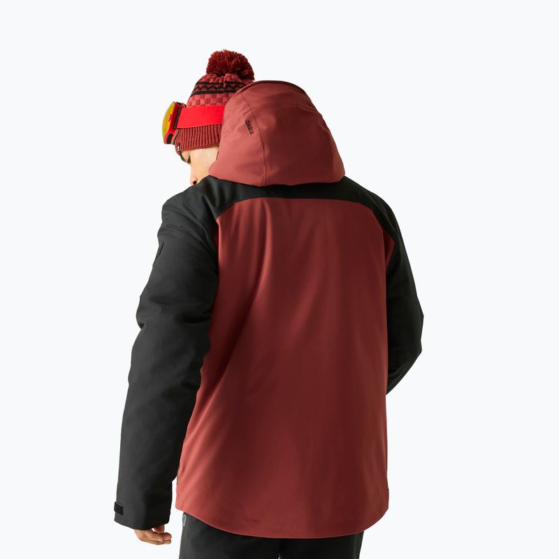 Vyriška slidinėjimo striukė Dare2B Baseplate IV Jacket black/rustic red 3