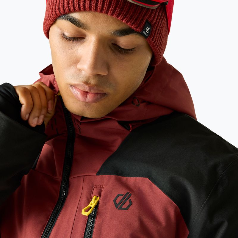 Vyriška slidinėjimo striukė Dare2B Baseplate IV Jacket black/rustic red 4