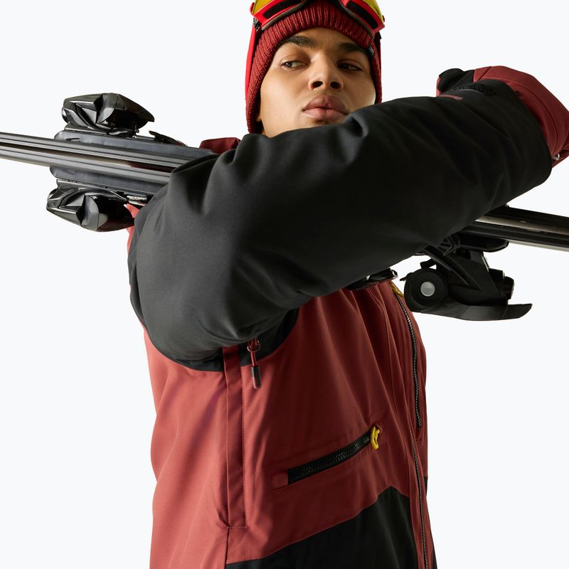 Vyriška slidinėjimo striukė Dare2B Baseplate IV Jacket black/rustic red 6