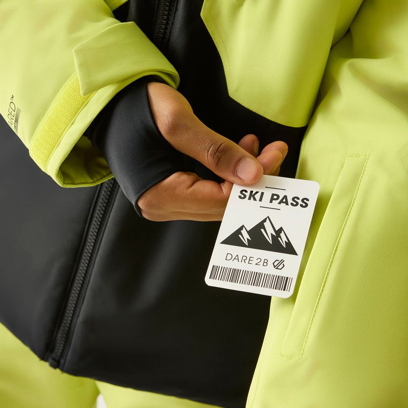 Vyriška slidinėjimo striukė Dare2B Halfpipe IV Jacket mango mint/black 9