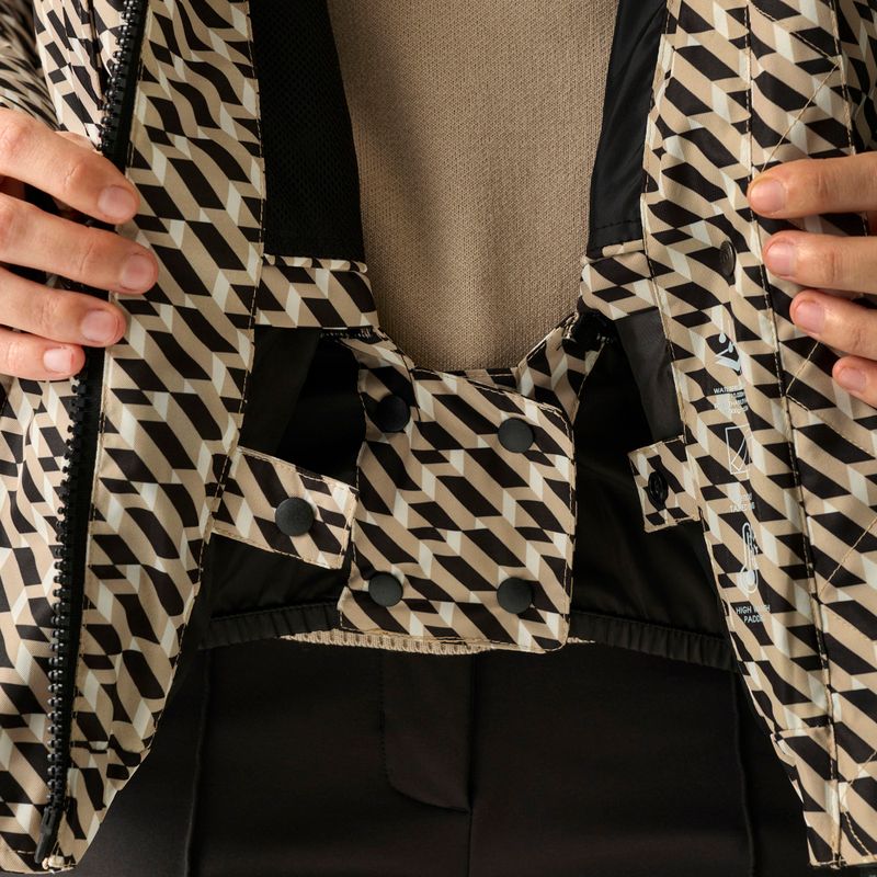 Moteriška slidinėjimo striukė Dare 2b Allure Jacket white pepper geo print 8