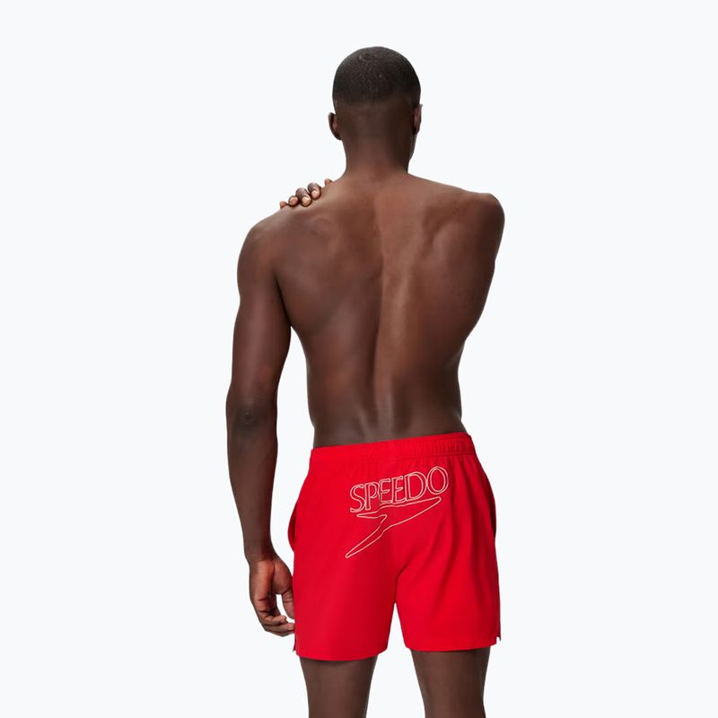 Vyriški maudymosi šortai Speedo Classic Logo Volley 16" high risk red 2
