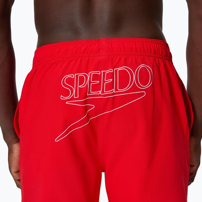 Vyriški maudymosi šortai Speedo Classic Logo Volley 16" high risk red 6