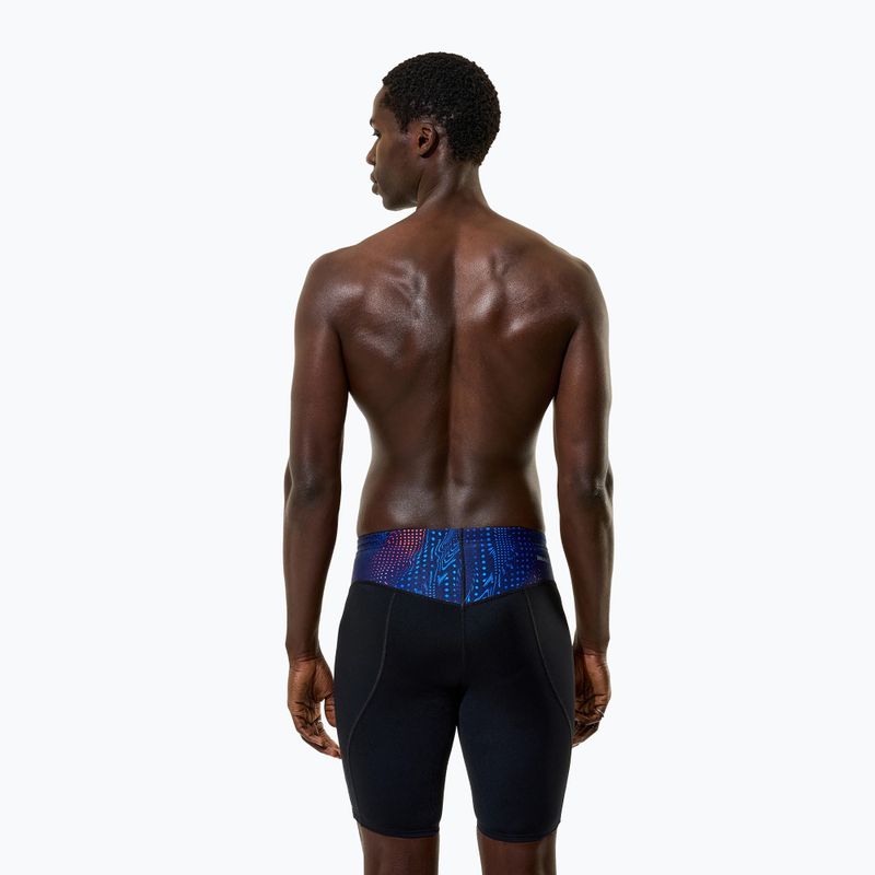 Vyriški plaukimo šortai Speedo Endurance+ Max Compression Jammer black/blue 4
