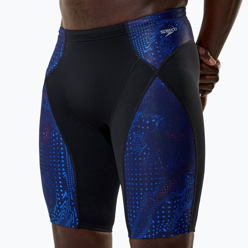 Vyriški plaukimo šortai Speedo Endurance+ Max Compression Jammer black/blue 6