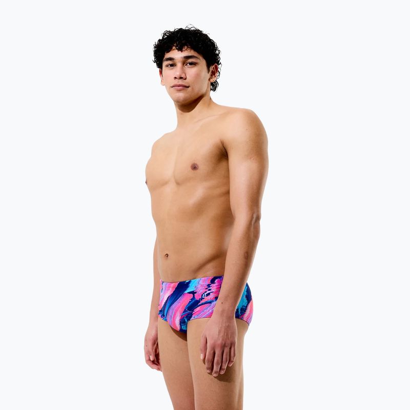 Vyriškos plaukimo trumpikės Speedo Printed 13.5 cm Brief brushy glitch/hope 6