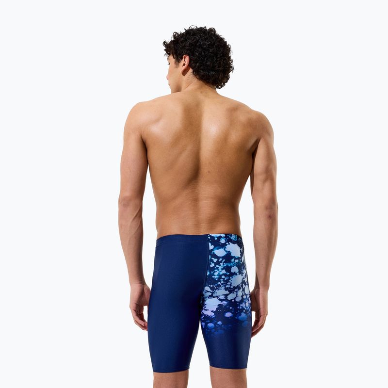 Vyriški plaukimo šortai Speedo Placement Printed Jammer moonglow smoke/navy 4