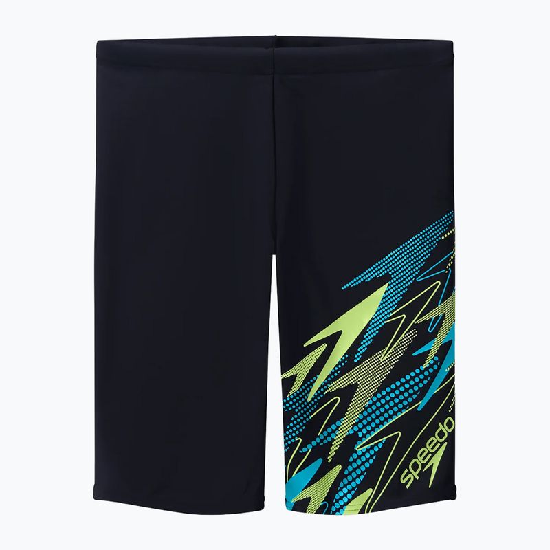 Vyriški maudymosi šortai Speedo Medley Logo Jammer anthracite/hyper teal