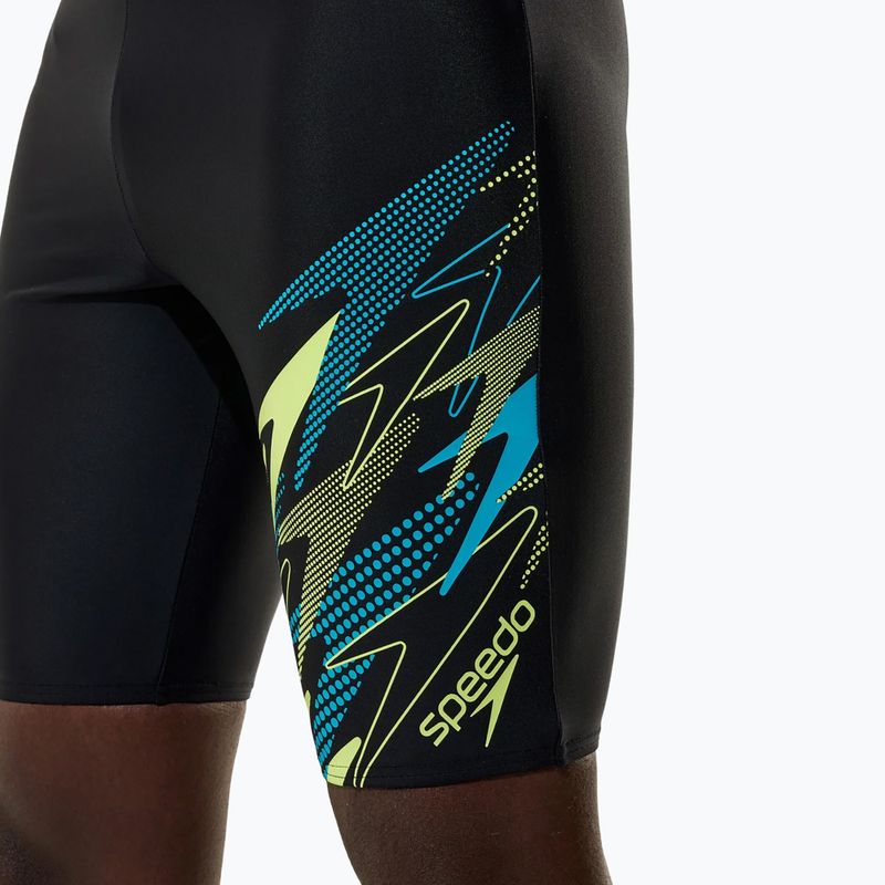 Vyriški maudymosi šortai Speedo Medley Logo Jammer anthracite/hyper teal 6