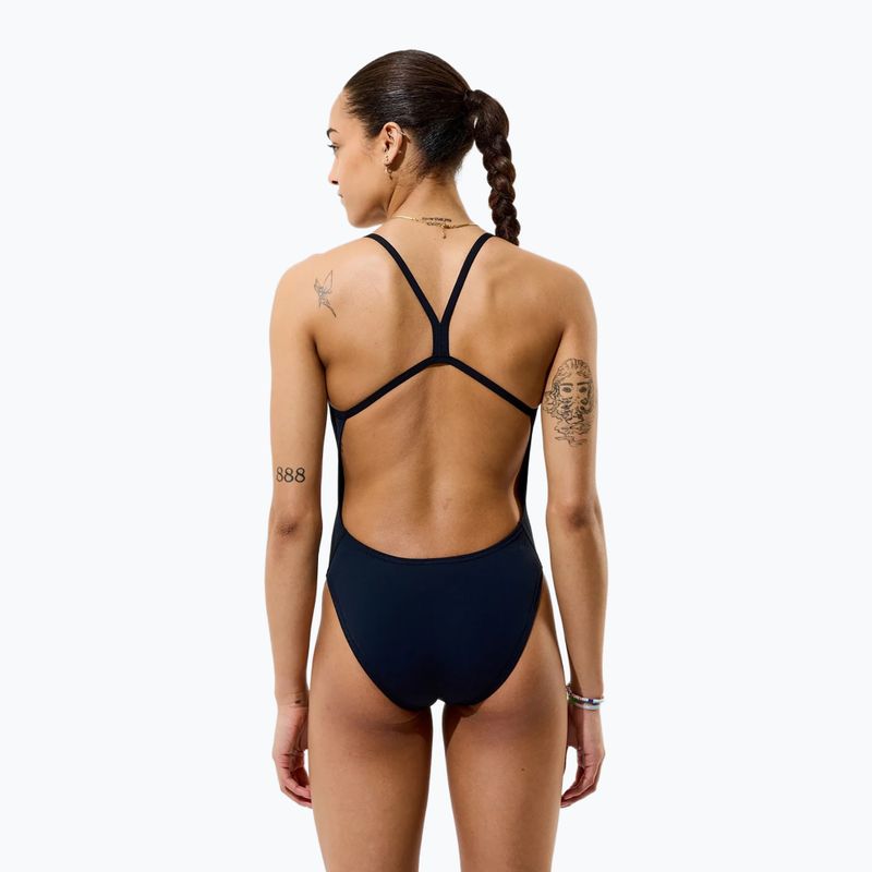 Moteriškas vientisas maudymosi kostiumėlis Speedo Solid Endurancex V-Back 2.0 team black 4