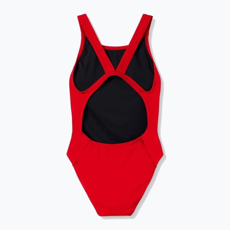 Moteriškas vientisas maudymosi kostiumėlis Speedo Solid Endurancex Leaderback team red 2