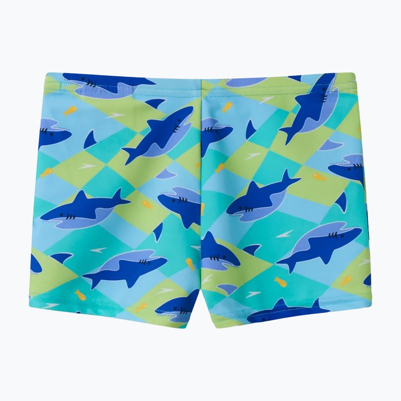 Berniukų maudymosi trumpikės Speedo Print Aquashort deep sapphire 2