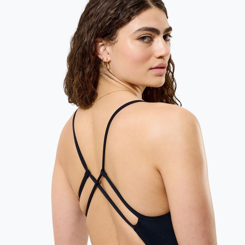Moteriškas vientisas maudymosi kostiumėlis Speedo Solid Endurancex Strappy Back team black 7