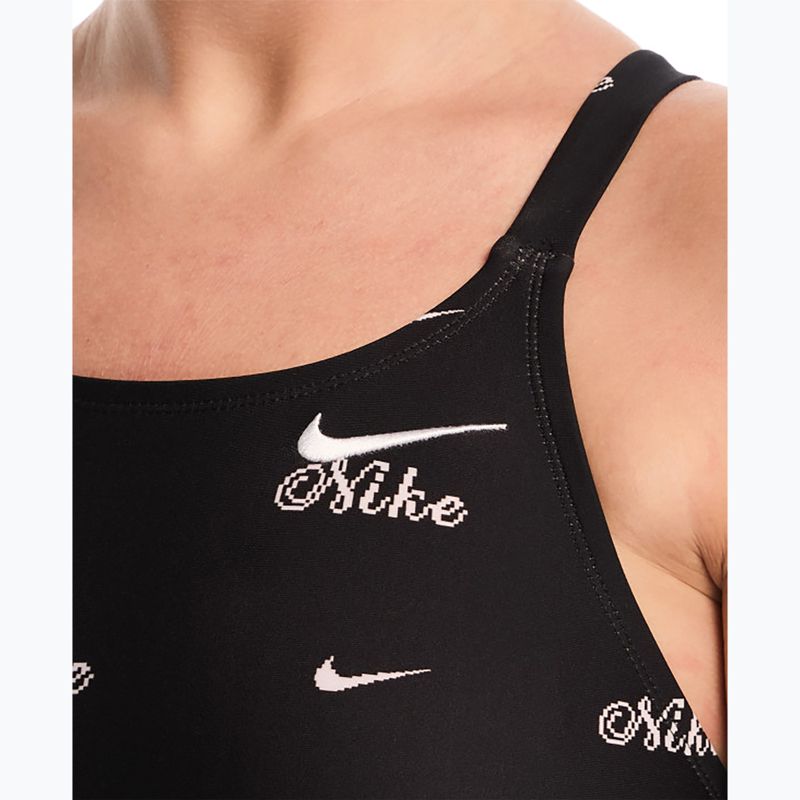Moteriškas vientisas maudymosi kostiumėlis Nike Hydrastrong Multi Pr jet black 4
