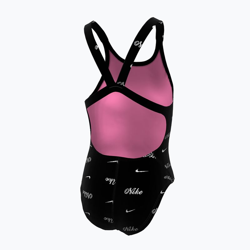 Vaikiškas vientisas maudymosi kostiumėlis Nike Hydrastrong Multi Pr jet black 3