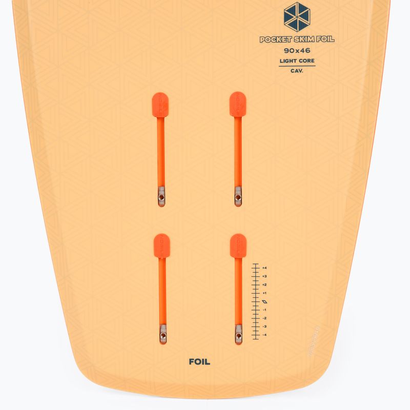 Nobile Pocket Skim Zen Foil Freeride kiteboard + hidroforas G10 9