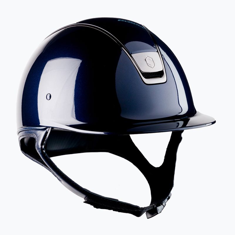 Samshield Shadow blizgus tamsiai mėlynas jojimo šalmas 3125659666968