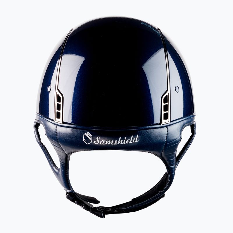 Samshield Shadow blizgus tamsiai mėlynas jojimo šalmas 3125659666968 3