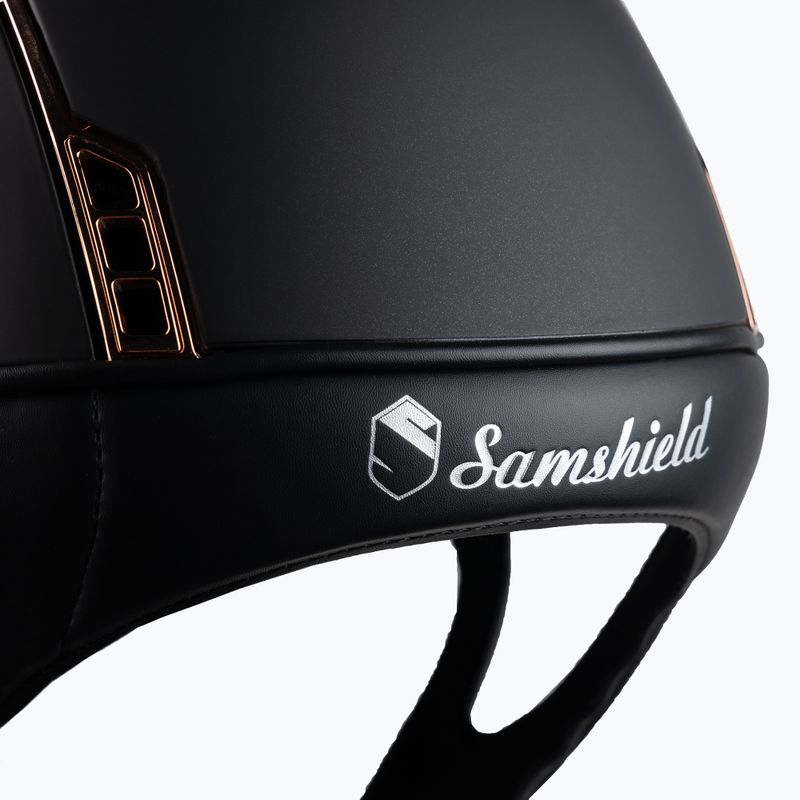 Samshield Miss Shield Shadowmatt jojimo šalmas rožinio aukso, juodas 3125659493526 6