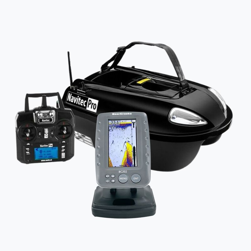 BearCreeks Navitec Pro GPS-Autopilotas-Sistema Echosounder valtis BC202 juoda BC.V2.PRO.20