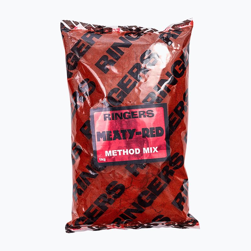 Ringers Meaty Red method gruntiniai masalai 1kg raudoni PRNG04