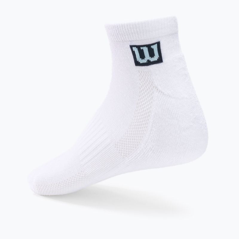 Wilson vyriškos treniruočių kojinės 3PP Premium Low Cut 3 pakuotės baltos spalvos W8F1W-3730 2