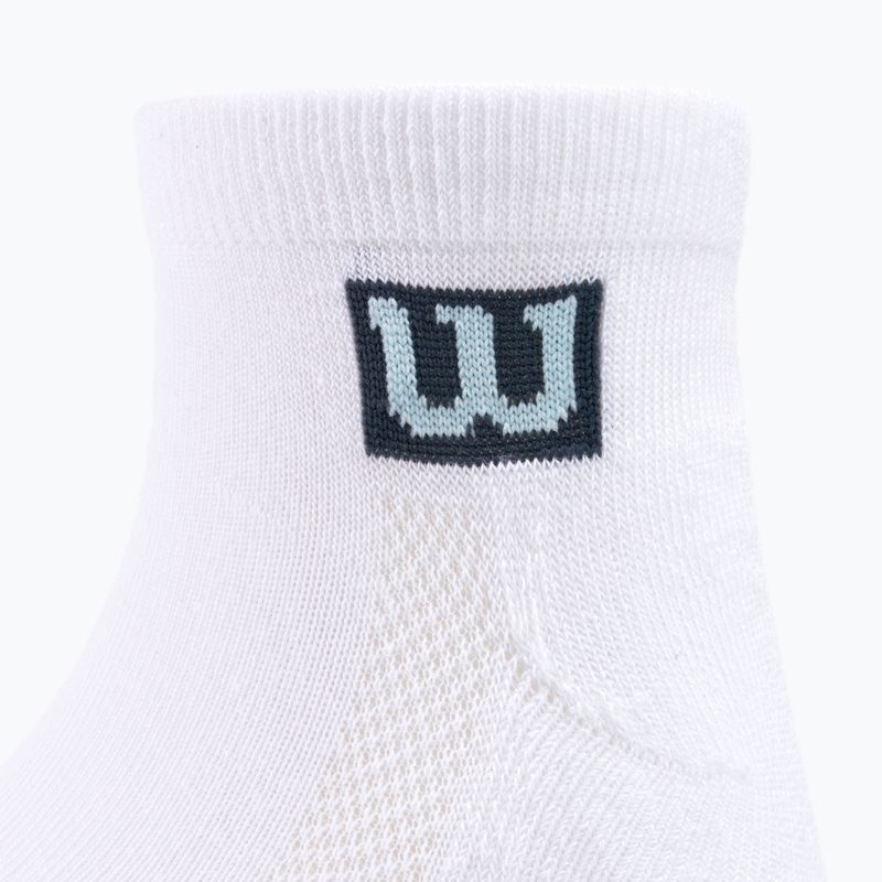 Wilson vyriškos treniruočių kojinės 3PP Premium Low Cut 3 pakuotės baltos spalvos W8F1W-3730 3