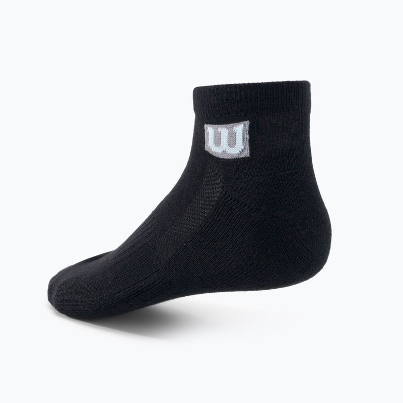 Wilson vyriškos treniruočių kojinės 3PP Premium Low Cut 3 pakuotės juodos spalvos W8F2B-3730 2