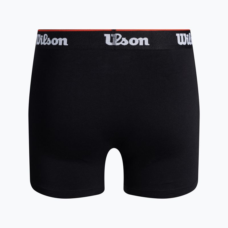 Wilson vyriški 2 pakuotės boksininkų šortai juodi, pilki W875H-270M 5