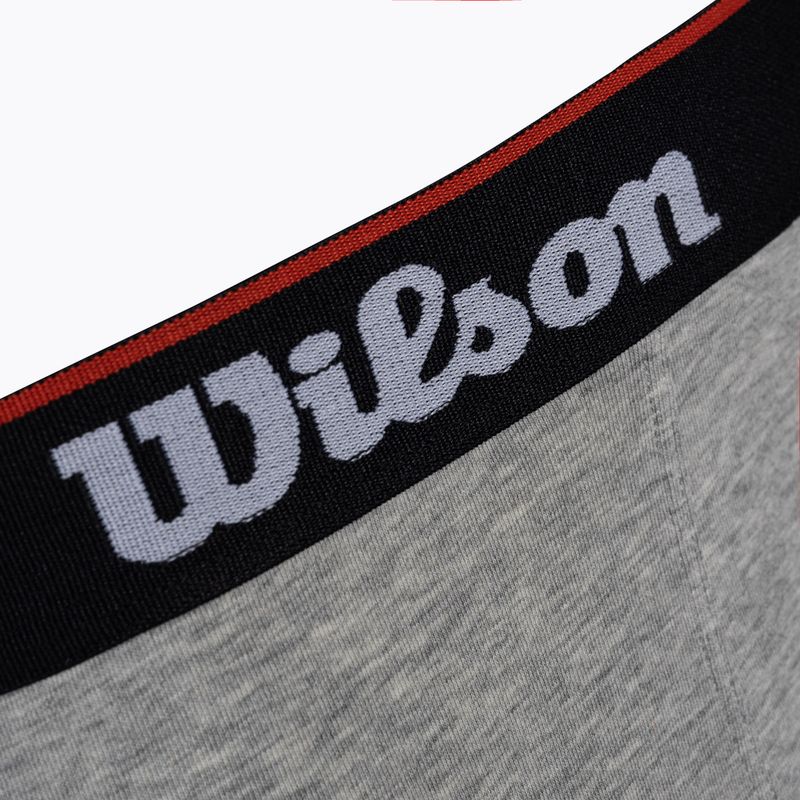 Wilson vyriški 2 pakuotės boksininkų šortai juodi, pilki W875H-270M 9