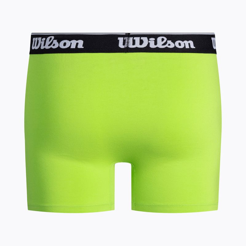 Wilson vyriški boksininko šortai 2 pakuotės juodai/žalios spalvos W875V-270M 5