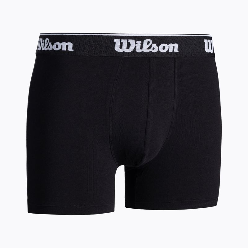 Wilson vyriški boksininko šortai 2 pakuotės juodai/žalios spalvos W875V-270M 6